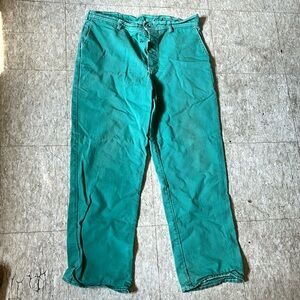 80s vintage flame resistant railroad worker pants